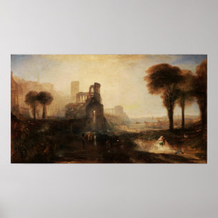 Turner - Caligula's Palace and Bridge Poster