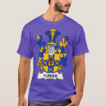 Turner Coat of Arms Family Crest  T-Shirt<br><div class="desc">Turner Coat of Arms Family Crest  .Check out our family t shirt selection for the very best in unique or custom,  handmade pieces from our shops.</div>