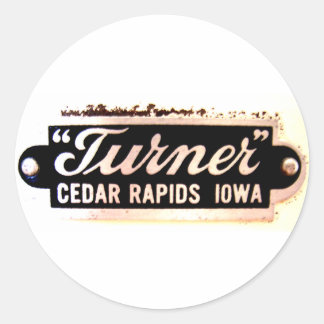 Turner Company round decal Classic Round Sticker
