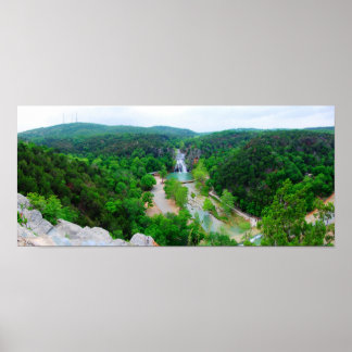 Turner Falls Area Bird's-Eye View - I (Colour Poster