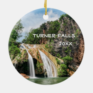 Turner Falls, Davis, Oklahoma Ceramic Tree Decoration