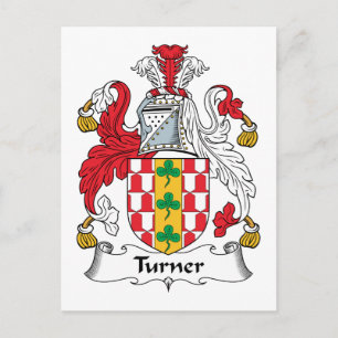 Turner Family Crest Postcard
