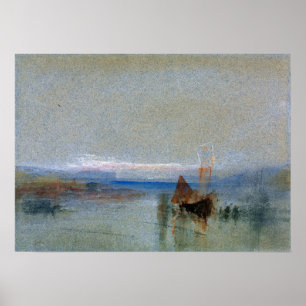 Turner - Fishing Boats Becalmed Off Le Havre Poster