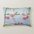Turner Flamingo Throw Pillow with Vibrant Colours