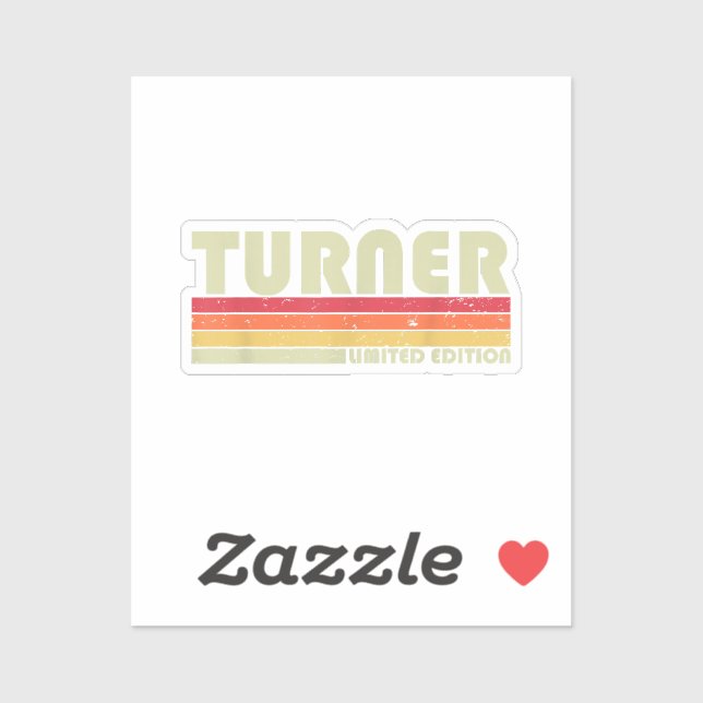 TURNER Funny Job Title Profession Birthday Worker  (Sheet)