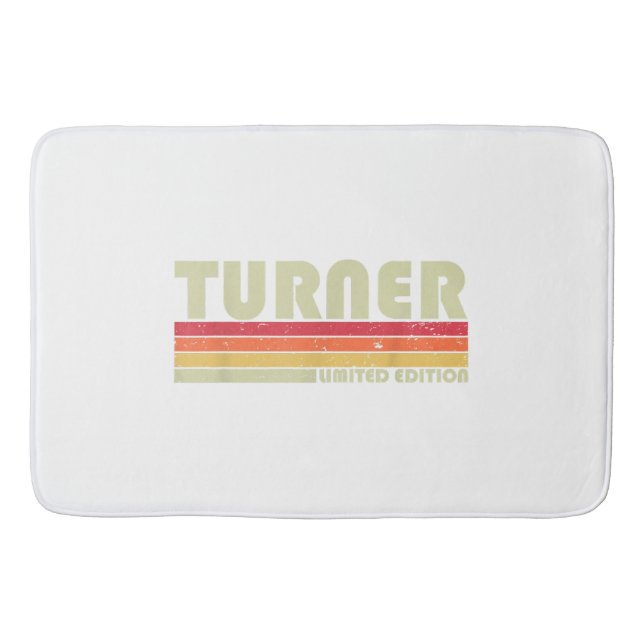 TURNER Funny Job Title Profession Birthday Worker  Bath Mat (Front)