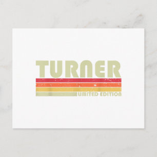 TURNER Funny Job Title Profession Birthday Worker Postcard
