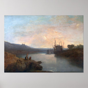 Turner - Harlech Castle From Twgwyn Ferry Summer Poster