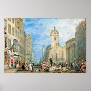 Turner - High Street Edinburgh Poster