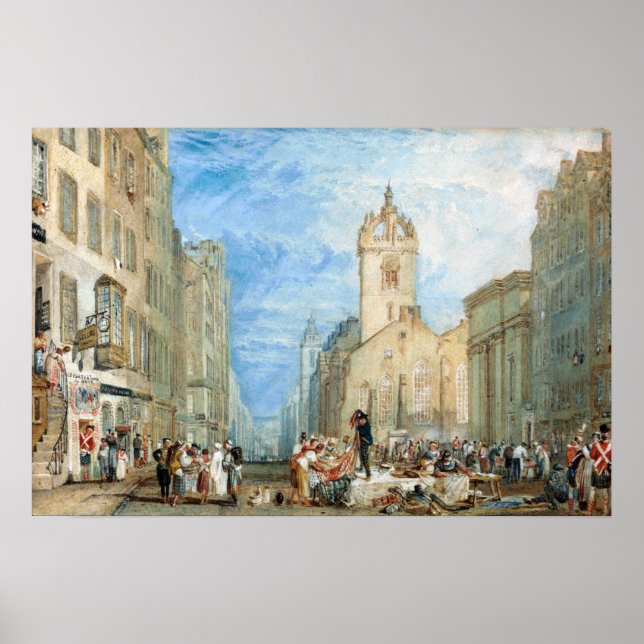Turner - High Street Edinburgh Poster (Front)