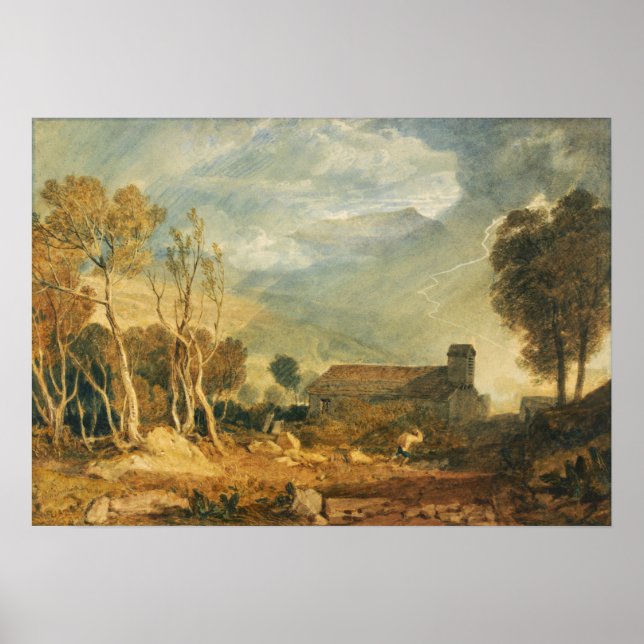Turner - Ingleborough From Chapel-Le-Dale Poster (Front)
