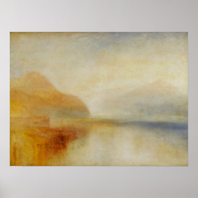 Turner - Inverary Pier Loch Fyne, Morning Poster (Front)