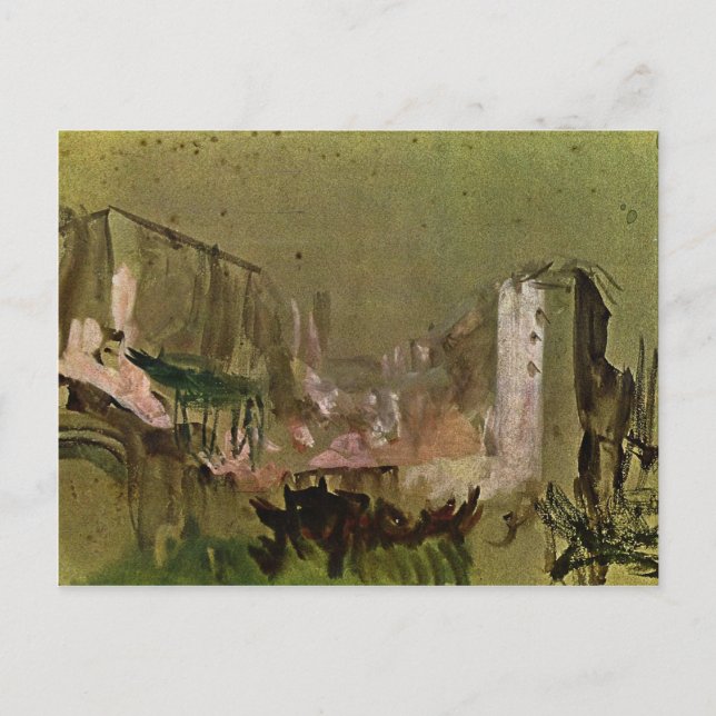 Turner Joseph Mallord William Postcard (Front)