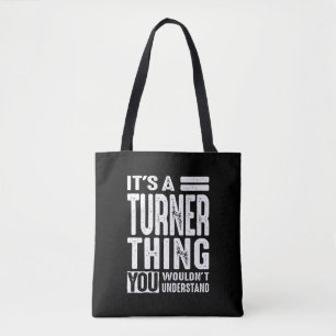 Turner Personalised Name Birthday Tote Bag