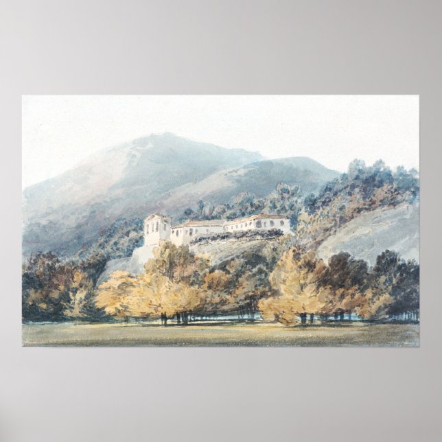 Turner - Santa Lucia Convent Near Caserta Poster (Front)