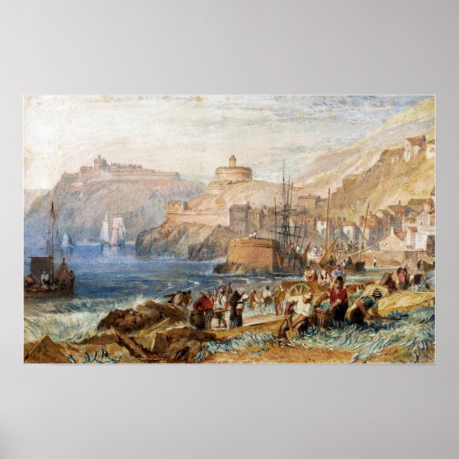 Turner - St. Mawes Cornwall Poster (Front)