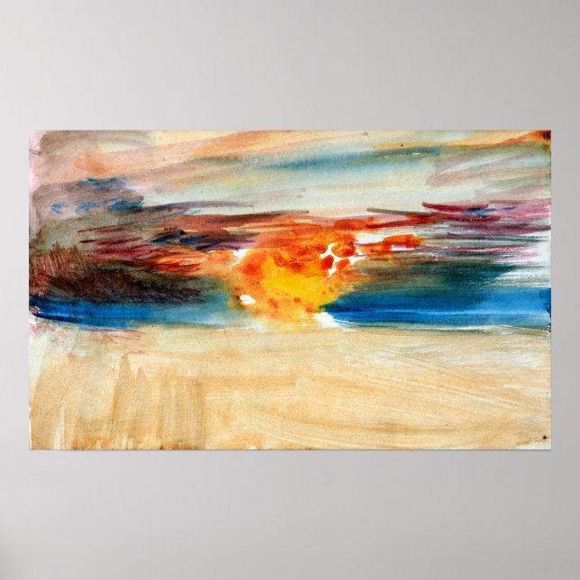 Turner - Study, From Channel Sketchbook Poster (Front)