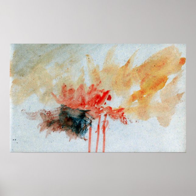 Turner - Study, From Channel Sketchbook Poster (Front)