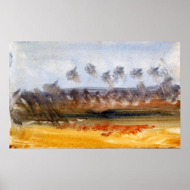 Turner - Study, From Channel Sketchbook Poster (Front)