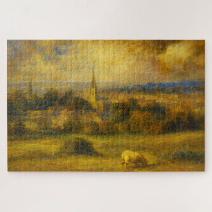 Turner Style Somerset Sheep Rural Landscape Puzzle