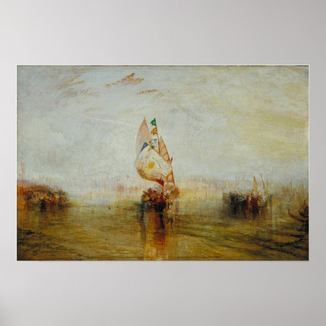 Turner - Sun Of Venice Going To Sea Poster (Front)