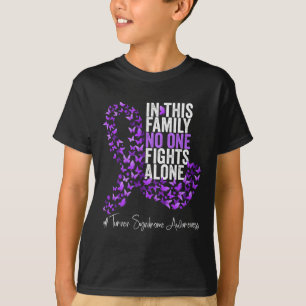Turner Syndrome Awareness Month Purple Ribbon T-Shirt
