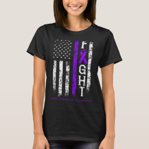 Turner syndrome warrior us flag T-Shirt