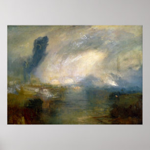 Turner - Thames Above Waterloo Bridge Poster