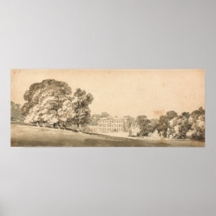 Turner - Three Storied Georgian House In Park Poster