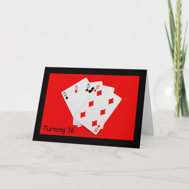 Turning 16 Is A Big Deal! Card (Front)