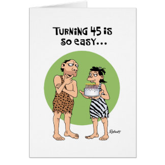 Funny 45th Birthday Cards & Invitations | Zazzle.co.uk