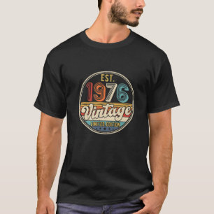 Turning 46 Birthday Decorations Men 46Th Bday 1976 T-Shirt