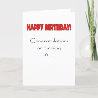 turning 61 birthday greeting card