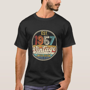 Turning 65 Birthday Decorations 65th BDay 1957 T-Shirt