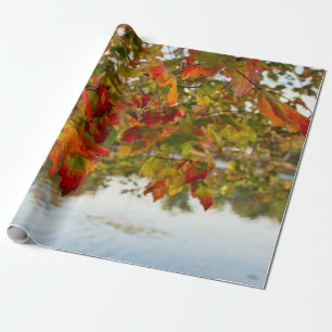 Turning Leaves Wrapping Paper