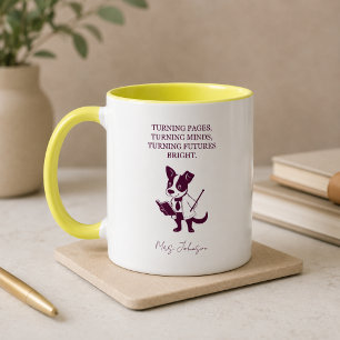 Turning Pages Turning Minds Turning Futures Bright Mug