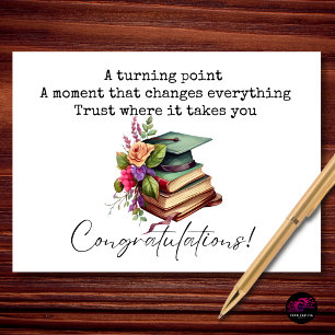 Turning Point Graduation Congratulations Card