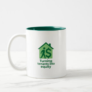 Turning Tenants Into Equity Premium Two-Tone Coffee Mug