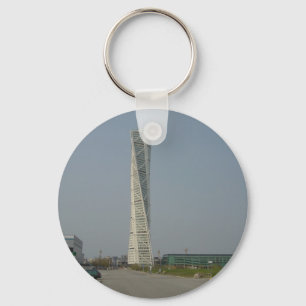 Turning Torso Building - Malmö Sweden Key Ring