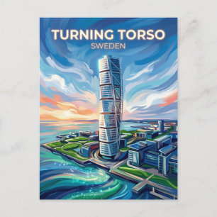 Turning Torso Sweden Postcard