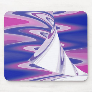 Turning waves mouse mat