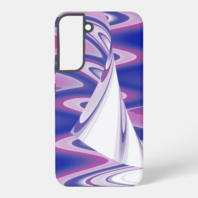 Turning waves samsung galaxy s22+ case (Back)