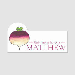 Turnip Swede Veg Vegetable Community Garden Veggie Name Tag