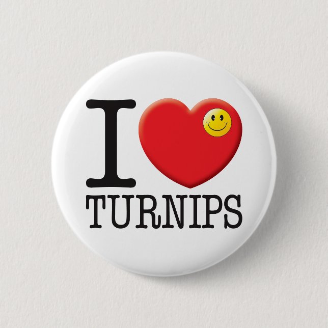 Turnips 6 Cm Round Badge (Front)
