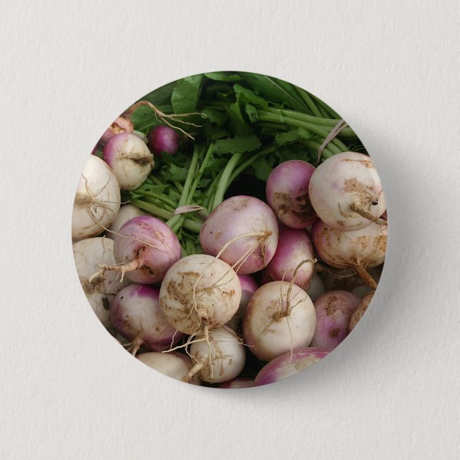 Turnips 6 Cm Round Badge (Front)