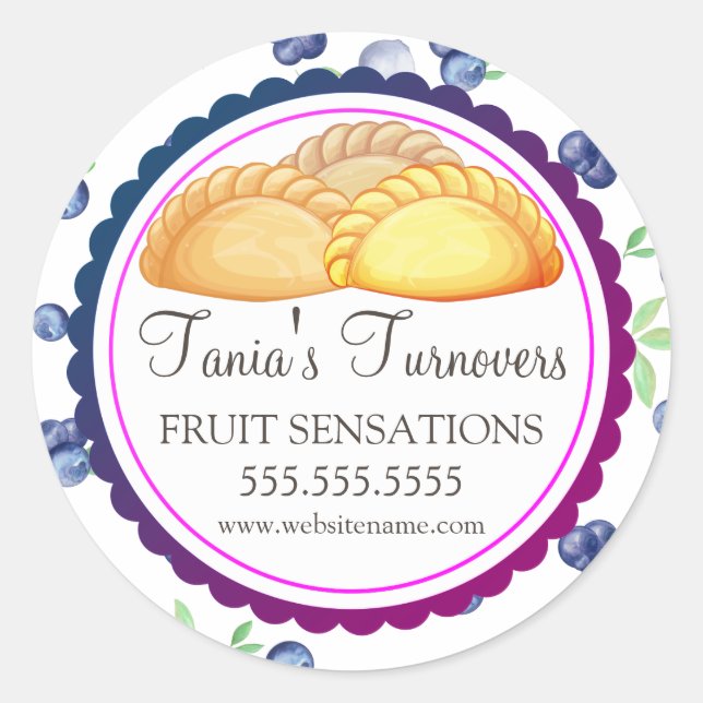 Turnover Bakery Box Seals (Front)