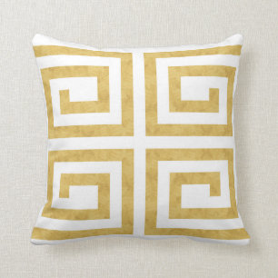 Turns Gold White Decor-Soft Pillows