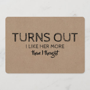 Turns Out Funny Groomsman Proposal Invitation