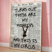 Turns Out These Are My Monkeys Funny Newspaper