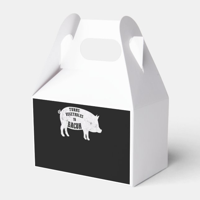 Turns Vegetables To Bacon | Funny BBQ Lovers Favour Box (Front Side)